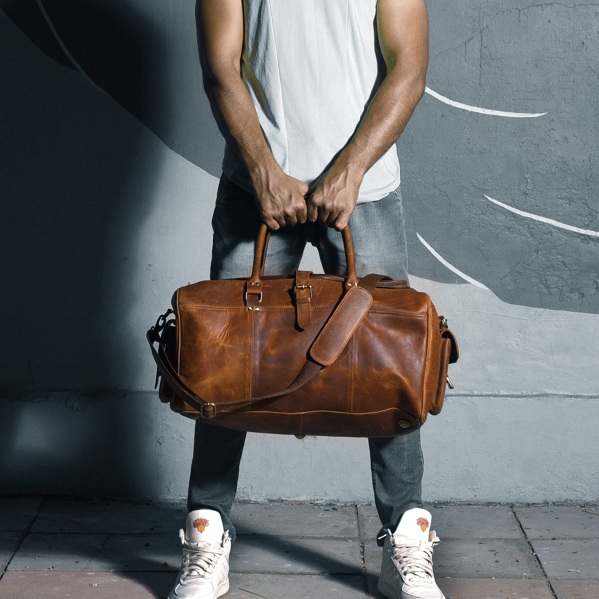 Vintage Leather Duffles